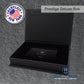 PRESTIGE Deluxe Magnetic Card Holder Box – Custom Printed Card Box with Exquisite Matte Laminated Sleeve and Velvet Interior