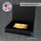 PRESTIGE Deluxe Magnetic Card Holder Box – Custom Printed Card Box with Exquisite Matte Laminated Sleeve and Velvet Interior